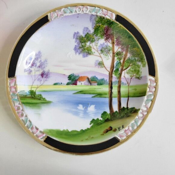 2 Vintage Chugai China Collector's Plates Made in Japan - Picture 7 of 11